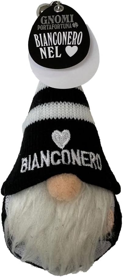 0089f582ad8c3ee85fcad02a12124078 BIANCONERO - GNOMO PORTAFORTUNA - immagine 1