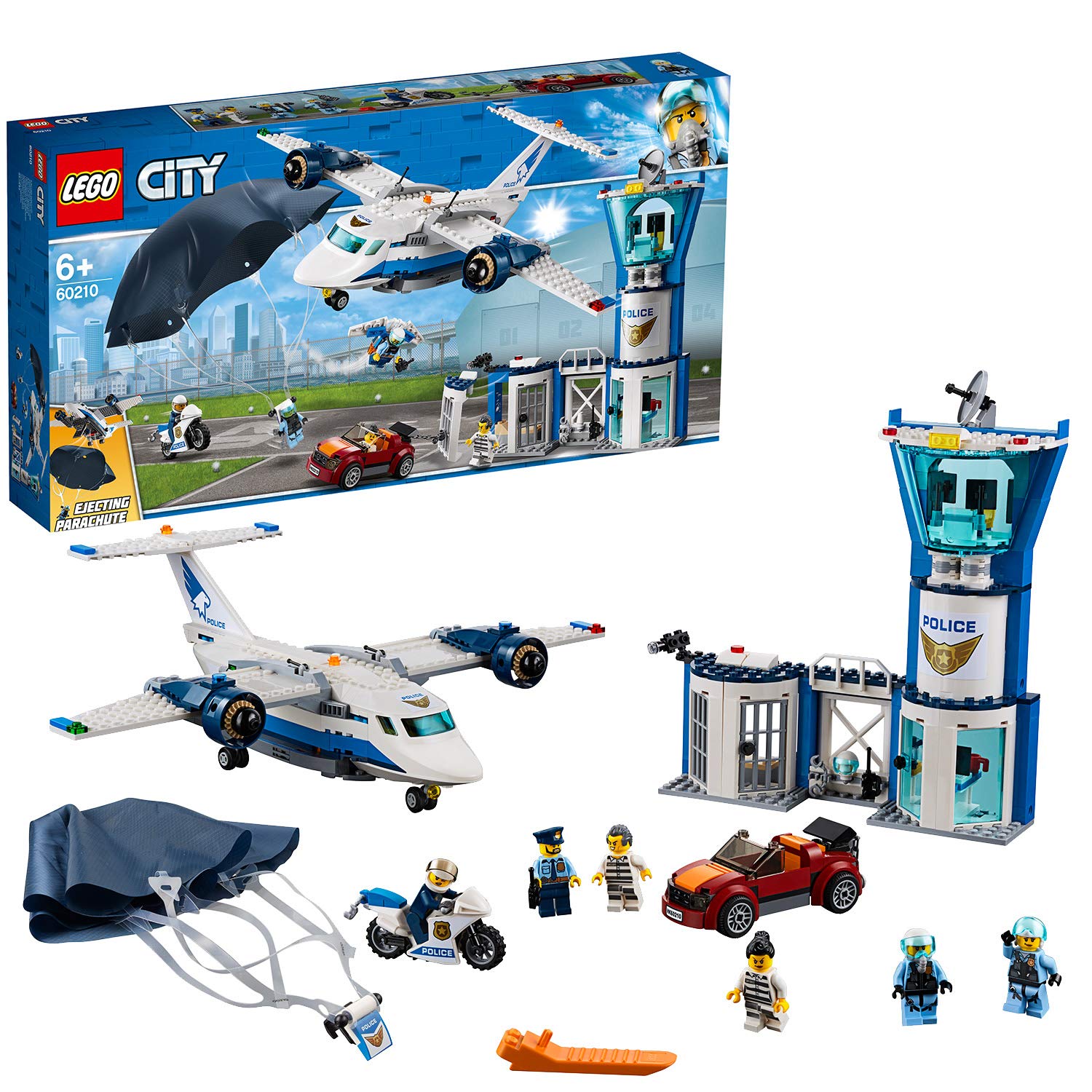 00c690ea6dd815acd891c8d787232342 Lego City Base della Polizia aerea - immagine 1