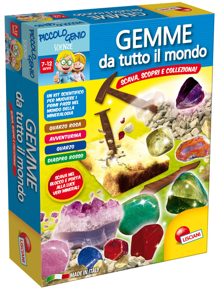 01eaea88435708cc331a785a9fc4109c Piccolo Genio Lisciani Gemme da tutto il Mondo - immagine 1