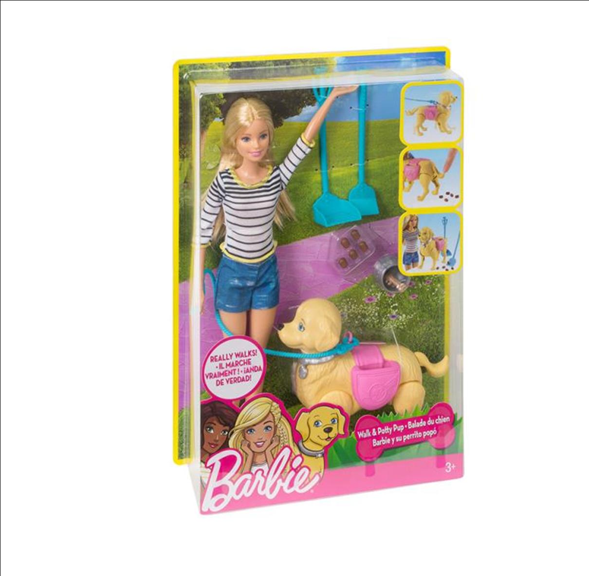 0216c3b1ea38814aa6c32aeb408f5564 Barbie a Spasso con i Cuccioli - immagine 1