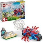 Lego Spidey sulla moto contro Rhino