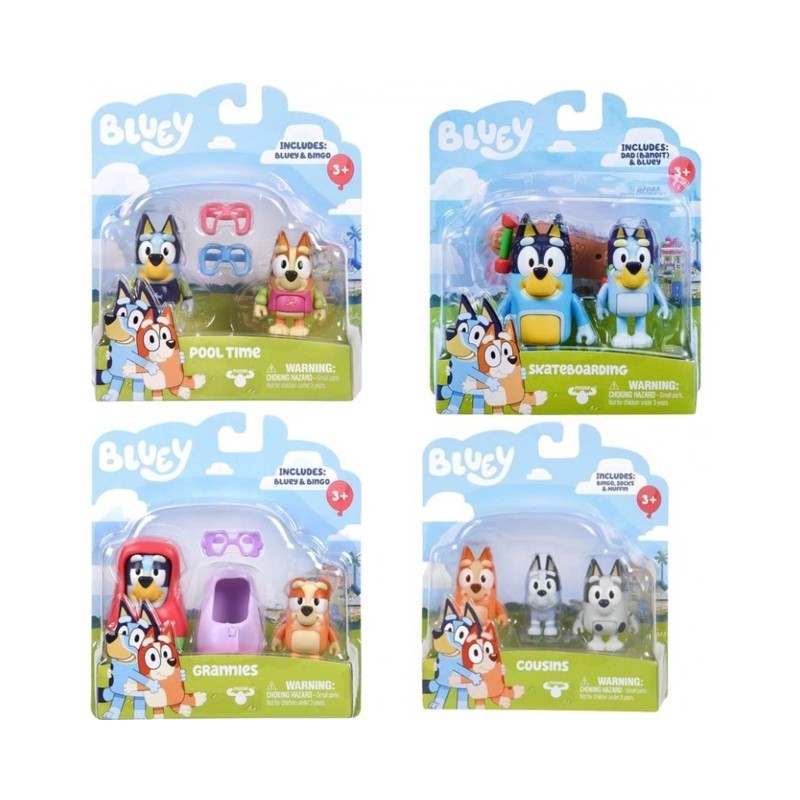 02d0dea414dbbbf53a92ff32068918f3 Bluey Coppia Personaggi Ass.B - immagine 1