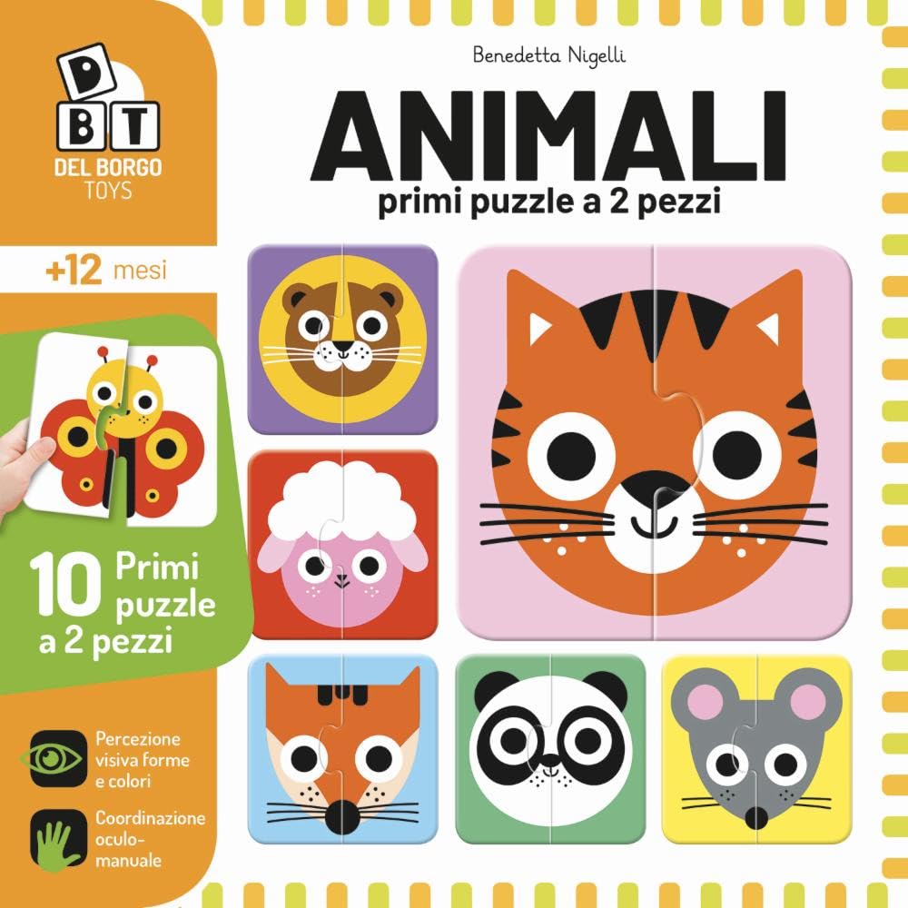 04044148d2b144df683b895b17ac8a50 ANIMALI - PUZZLE 2 PEZZI - immagine 1