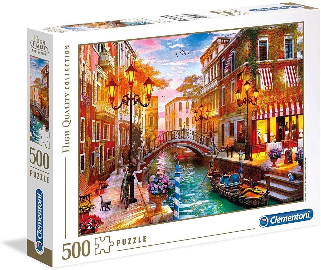048426743f979f8bba7242da646249b6 Clementoni Puzzle 500 Pz. Tramonto sopra Venezia - immagine 1