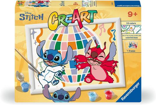 04dec9623636b2c49f7826710cea730d Ravensburger Creart Serie D - Stitch & Leroy - immagine 1