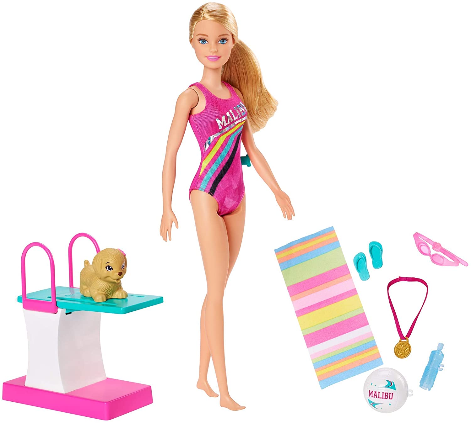 05891b9d73c96d2b51c55d8b37771d23 Barbie Nuotatrice Playset - immagine 1