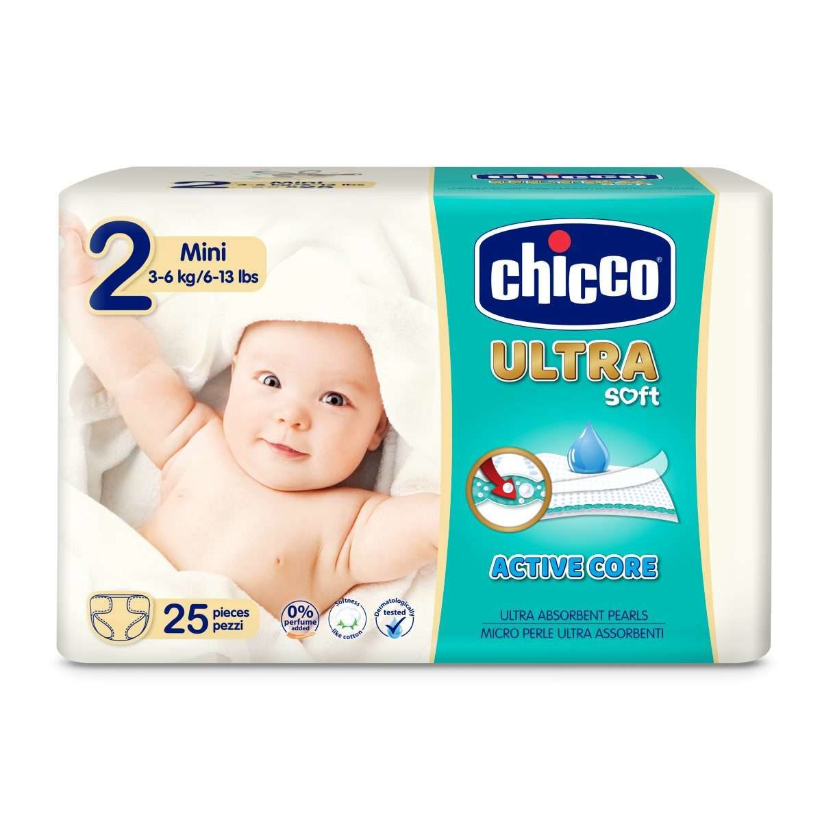 058eeec8dc323869d49685f365bf2469 CHICCO PANNOLINO ULTRA MINI 25X10 - immagine 1