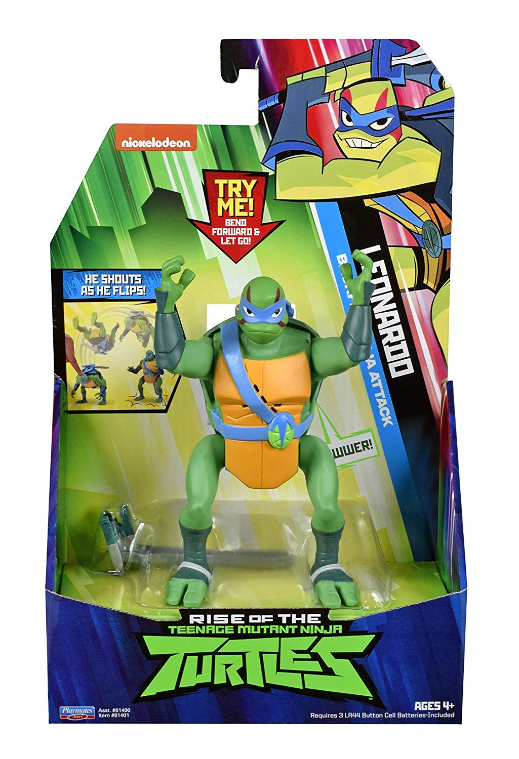 05c494069a4e39f69f6fc3c4faa39a28 Rise of The Turtles Personaggi Deluxe Attack c/suoni - immagine 1