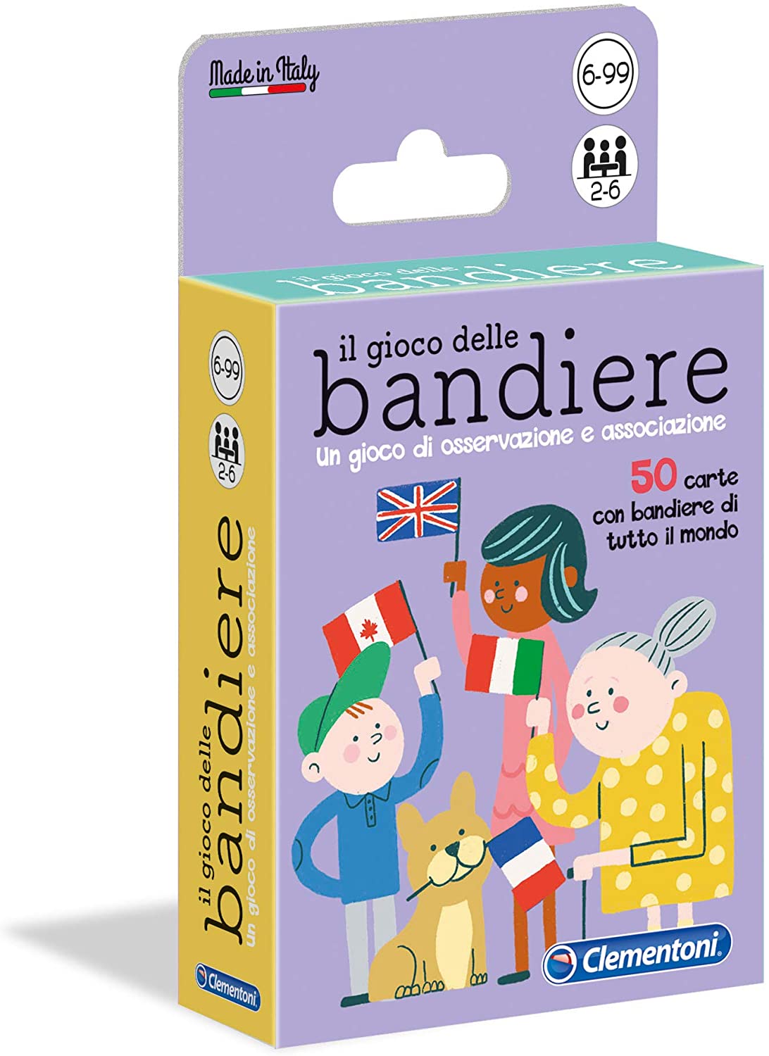 062457327cc247548a874fe5a461d555 Clementoni Carte Gioco delle Bandiere - immagine 1