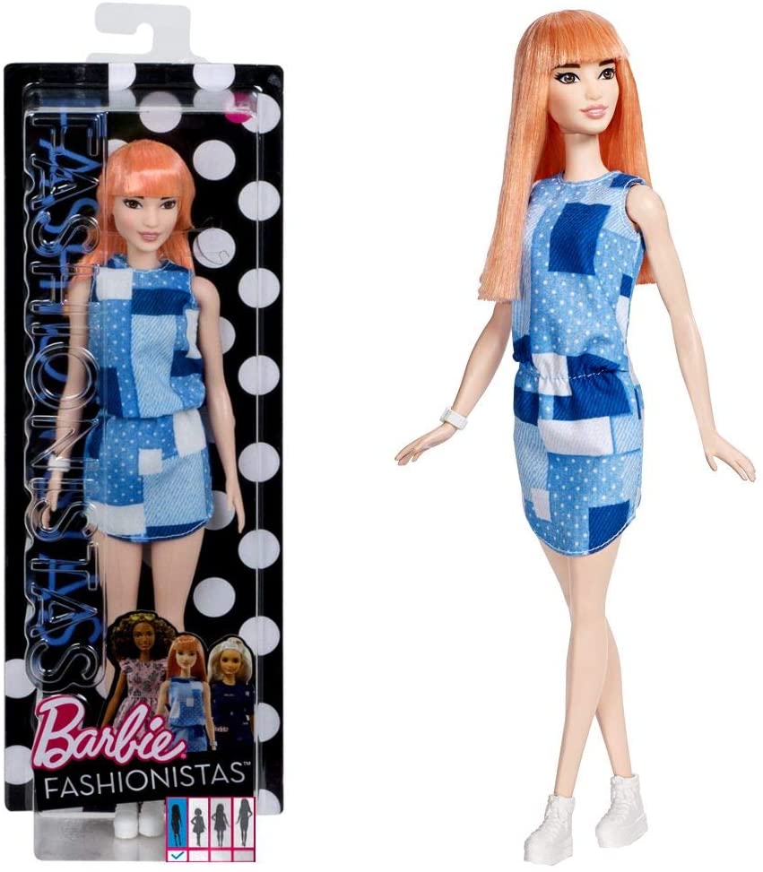 07db54397f128a066980fea25932259e Barbie - Fashionistas 60 Patchwork Denim - immagine 1