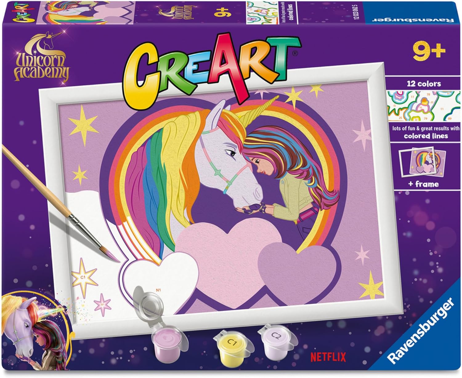 0849ca7b91a0303fa78347d1986a383f Ravensburger Creart Serie D - Sophia & Wildstar - immagine 1