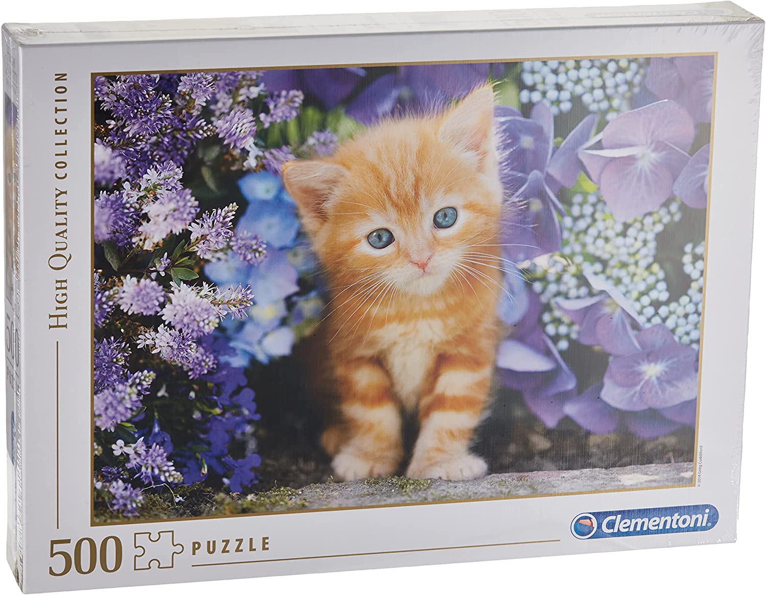 09156d2329008cdcf85efa45f3b0c03f Clementoni Puzzle 500 Pz. Gattino Rosso - immagine 1