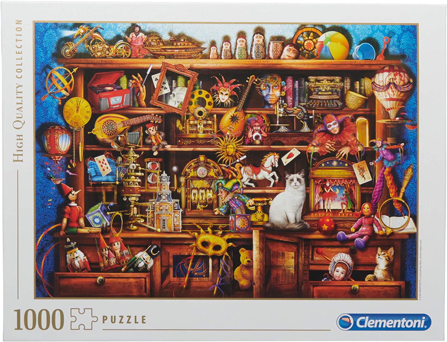 099858dc21bc46bded6bd59d15a52a19 Clementoni Puzzle 1000 Pz. Ye Old Shoppe - immagine 1