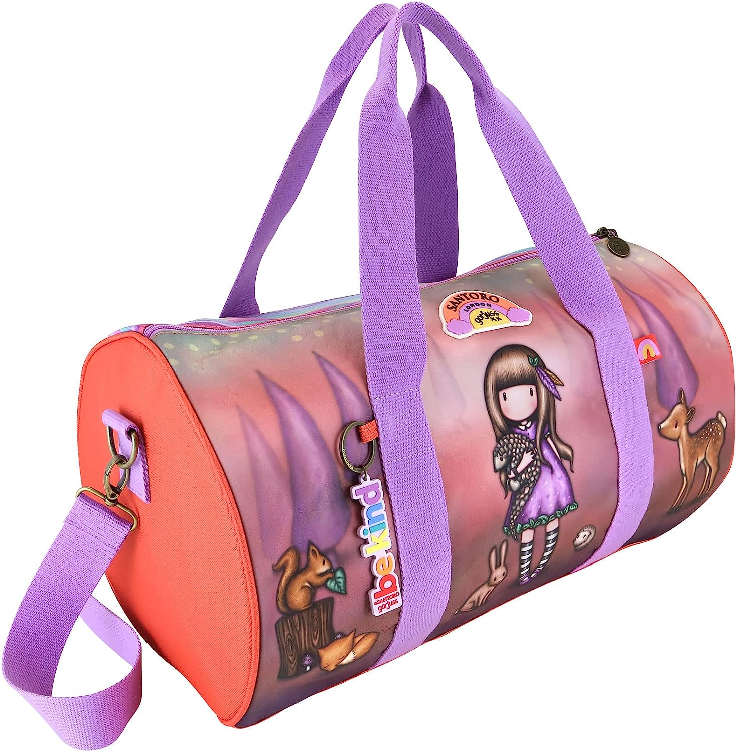 0a23eb9463a9e4cccf440fb24dc15d23 *Gorjuss - Sports Bag Be Kind to All Creatures - immagine 1