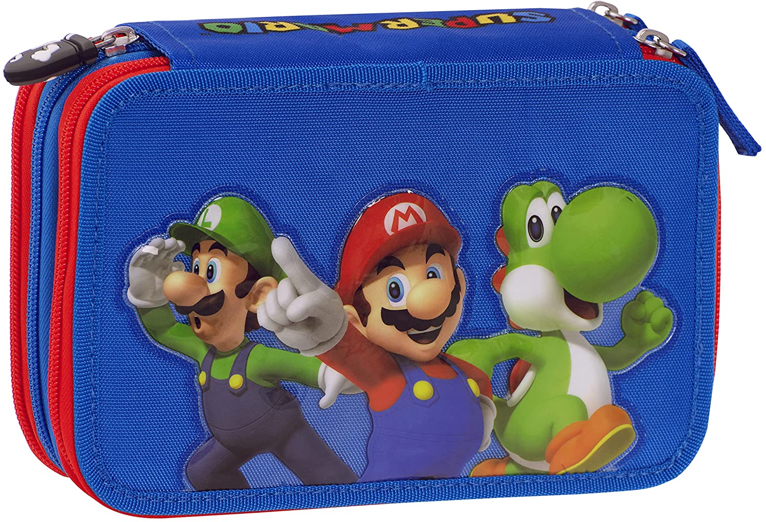 0a4147dbc02c1869239f9c362025a26d ASTUCCIO CORREDO 3 ZIP SUPERMARIO C/PENNA FRIXION - immagine 1