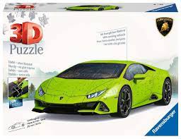 0a695d6b975bdd088dc2d07c7c3fe898 Ravensburger Puzzle 3d - Lamborghini Huracan Evo Verde - immagine 1