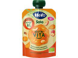 0af7517a09eb0047c29fad0fe59e7829 Hero Baby Pouch Bio Nutrivita gr.100 Patata Dolce, Mela, Banana, Acerola - immagine 1