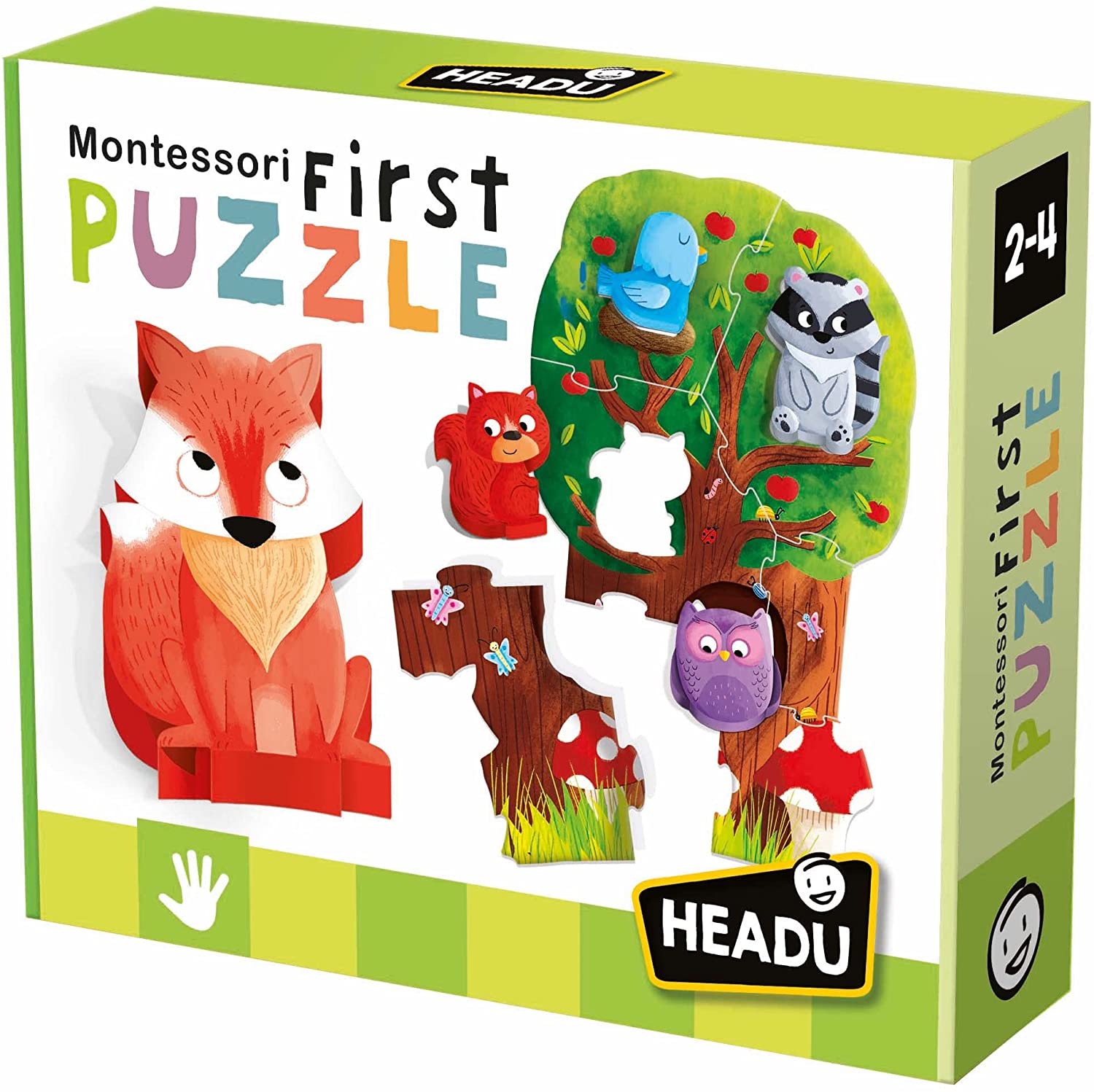 0b263725d4c7c8144542665de160c82b Headu Montessori First Puzzle the Forest - immagine 1