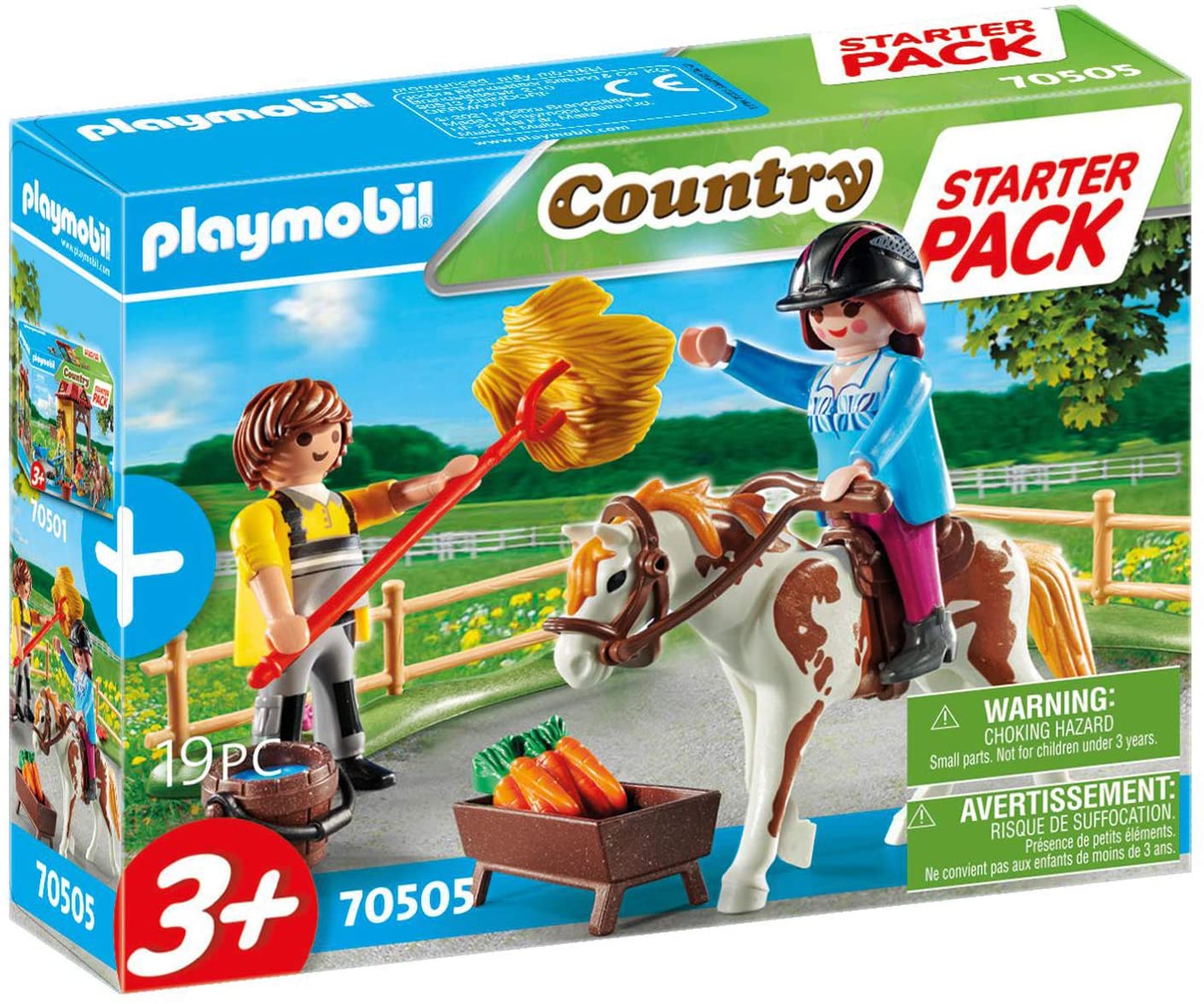 0b7ed8cd53fba7fc7c70803f96eb4c0c PLAYMOBIL STARTER PACK FANTINA CON CAVALLO - immagine 1