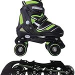 Garlando Pattini 2 in 1 Verde Lime Mis S