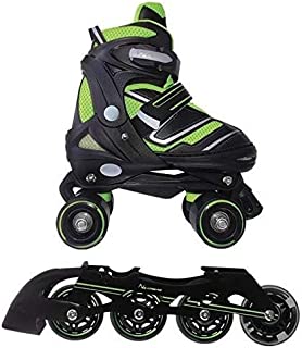 0bdfd87de2b5bccbd3d637aca624fc7c Garlando Pattini 2 in 1 Verde Lime Mis S - immagine 1