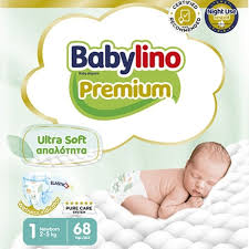 0c68bf8d5d85aebecccece8b22513547 Babylino Pannolino Premium N 1 Newborn 2/5 kg 68 pz - immagine 1
