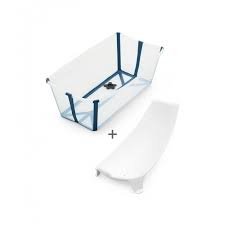 0c8e3931c247045e1e0bbdfdf7a882d6 Stokke Flexi Bath Bundle Transparent Blue - immagine 1