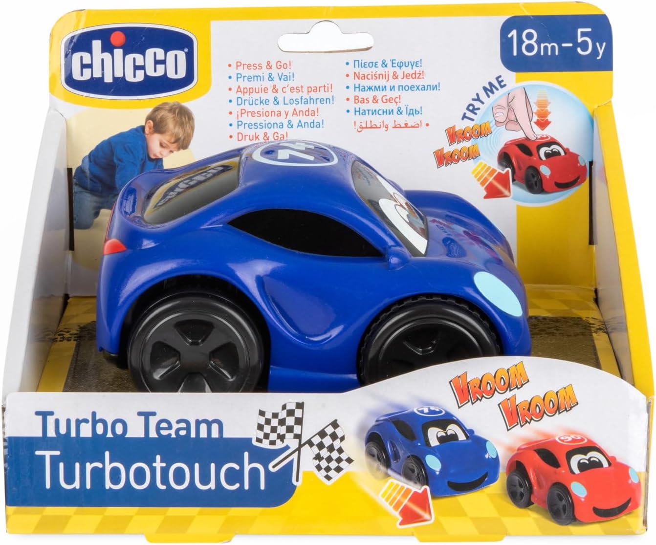 0c8ec8d99a1e5d9677c530b68dc50ce3 CHICCO TURBO TOUCH AUTO SPORTIVA - BLU - immagine 1