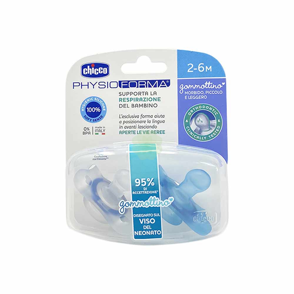 0dcd1bc651626a064c740b632e8e30f2 CHICCO GOMMOTTINO BIMBO SIL 2-6M 2PZ ITA C - immagine 1
