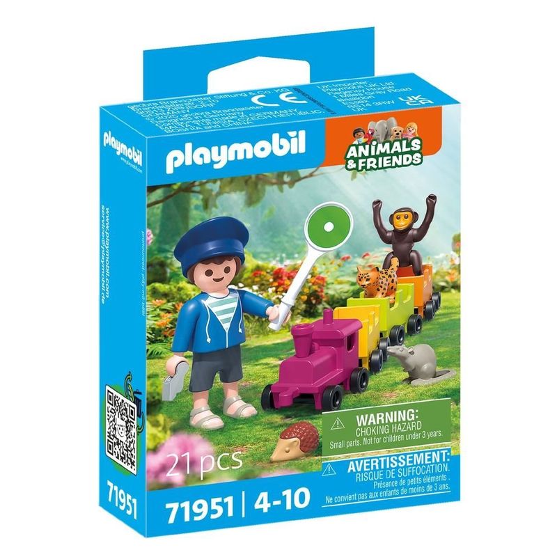 0f272b555ceeadc253bfa9cfc699c3d9 Playmobil Il Trenino dei nostri Amici Animali - immagine 1