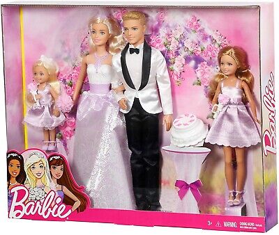 0fa1807d762cd440dd690eb9fe8927d0 *Barbie e Ken Wedding Day con damigelle - immagine 1