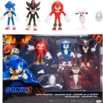 Sonic 3 Movie Personaggi 6 cm Multipack