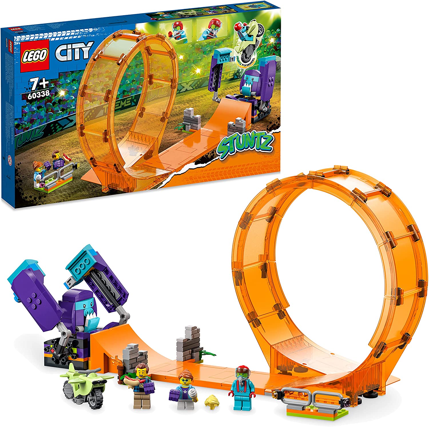 11363614bcf61bc583fd8e3a1cc35e2c Lego City Stuntz Giro della morte dello scimpanzé - immagine 1