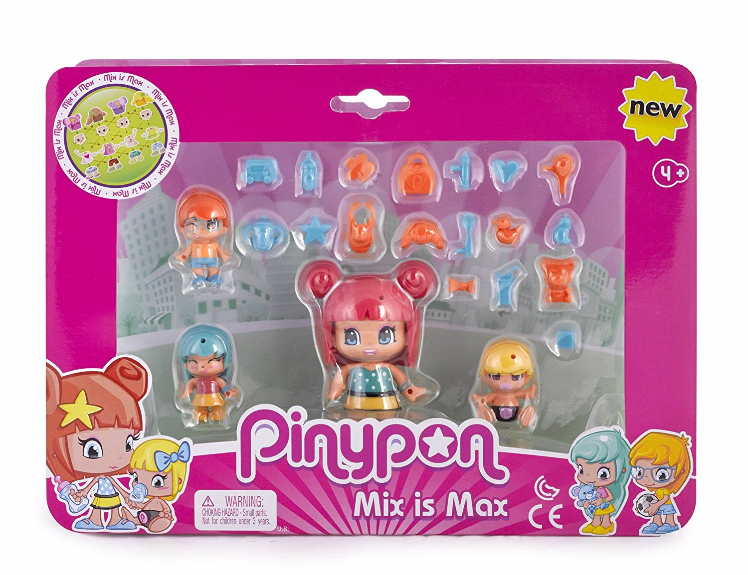 115f0558fce5cff354736b19c090f8fd Pinypon Babies & Figure Pack - immagine 1