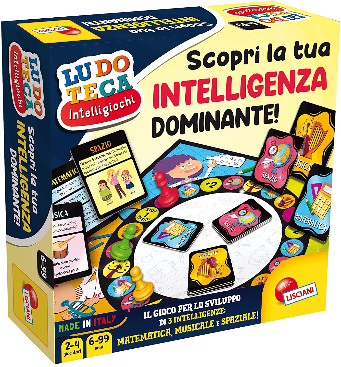 11d7534ac3a6731073d3b70a4576d946 Lisciani Ludoteca Intelligiochi - Il Gioco delle Intelligenze Dominanti - immagine 1