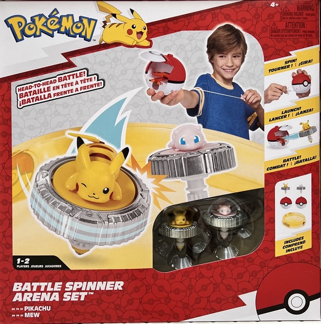 11e7b5c7b7c4f6b043a7b6cc5717bf70 Pokémon Arena di Combattimento con Trottola e due Personaggi - immagine 1