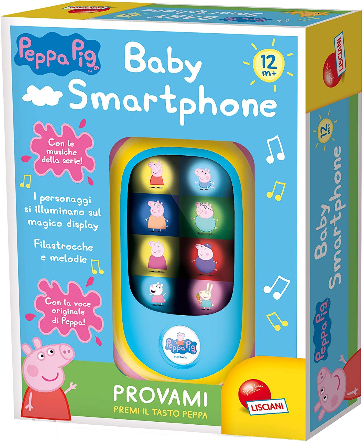 12d02b4057dca8d418e5fe21755f4c50 Peppa Pig Baby Smartphone Ed.Intern. - immagine 1