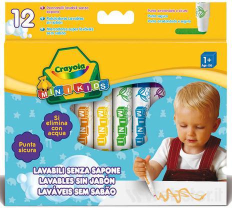 130e91e71f5a15e748291d072390a97c Crayola 12 Colori Fibra Mini Kids - immagine 1