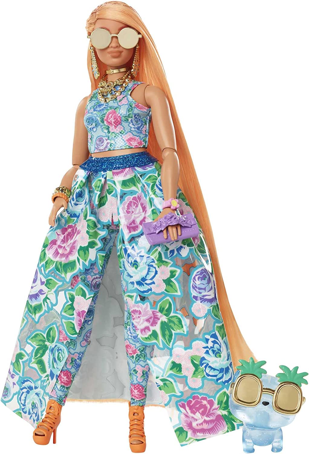 140ca2567a423532a47bbe400fc6da0e *Barbie Extra Fancy Vestito a Fiori - immagine 1