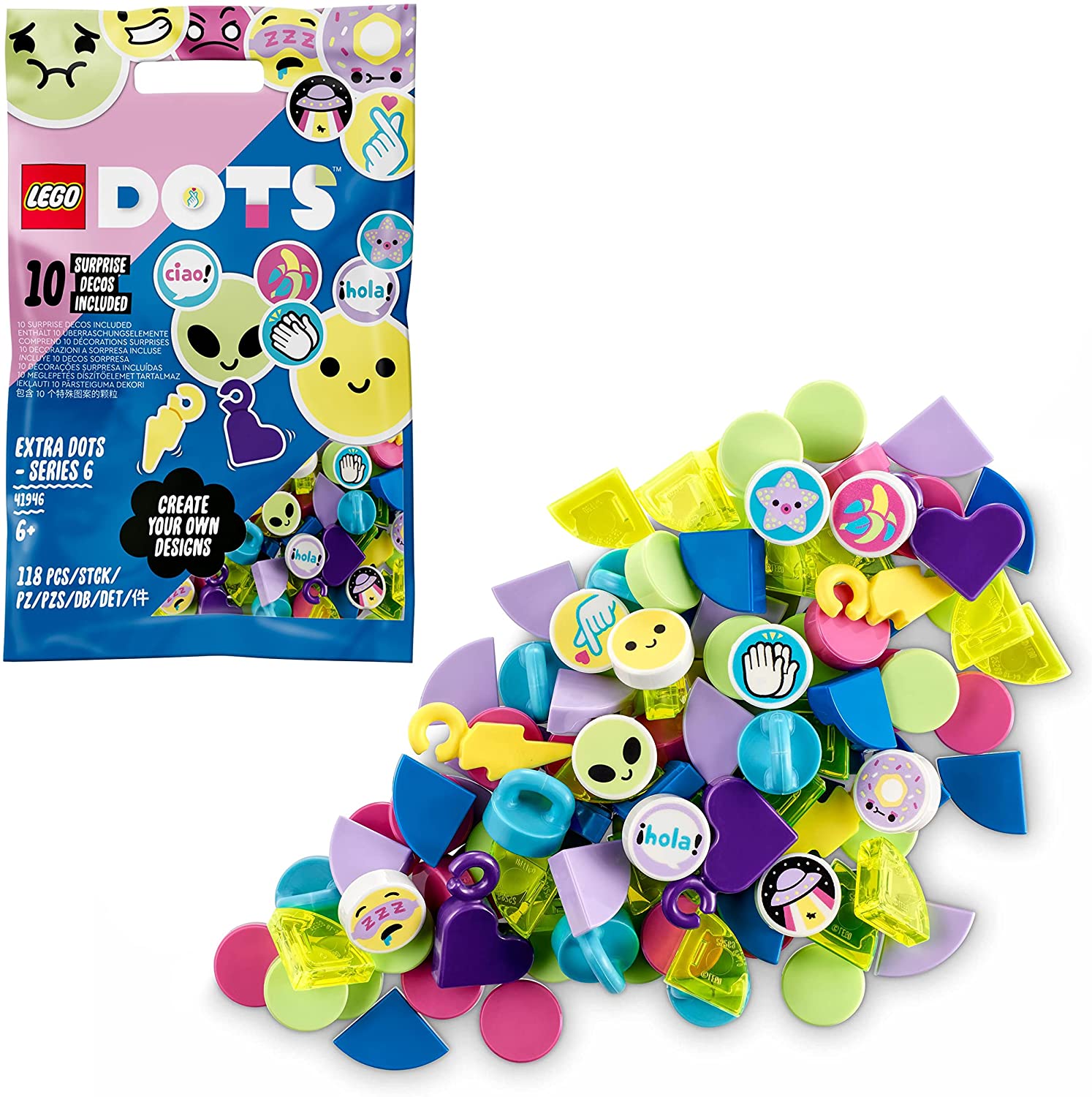 14437b30362144239fc982c4e537a947 *Lego Dots Extra DOTS - Serie 6 - immagine 1