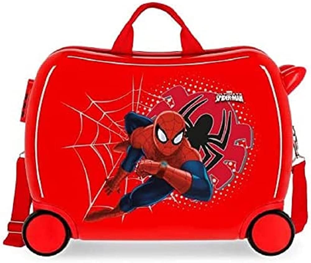14d35dd2dc6398976c3ae3c48dfa497e Valigia 4 ruote Spiderman Black - immagine 1