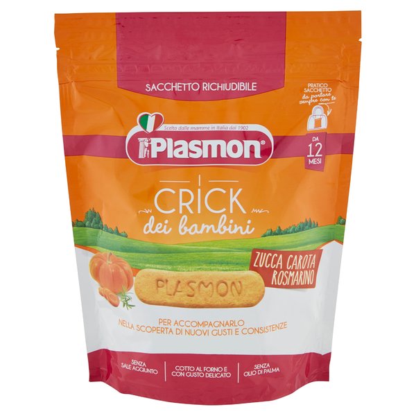 15282a92fb141b249cda8ac5de6a2c3c Plasmon Crick gr. 100 Carote - Zucca - Rosmarino - immagine 1