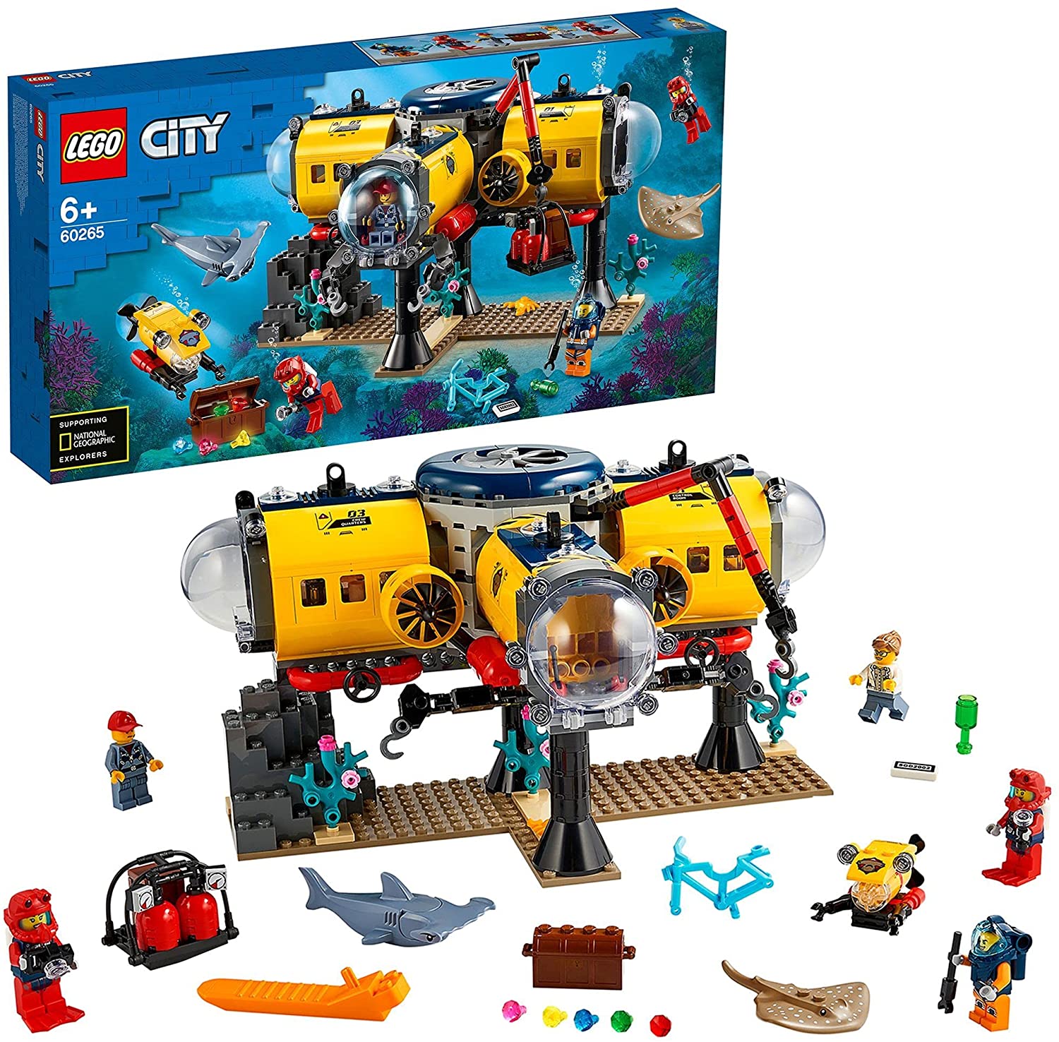 155288c3a26440013daf804e8b9e0939 Lego City Base per esplorazioni oceaniche - immagine 1