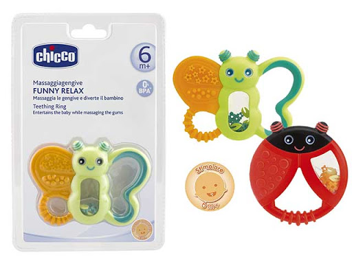 169aa097aee8cb8d671efa6268b13d88 CHICCO MASSAGGIAGENGIVE FUNNY RELAX 6M+ 1PZ - immagine 1