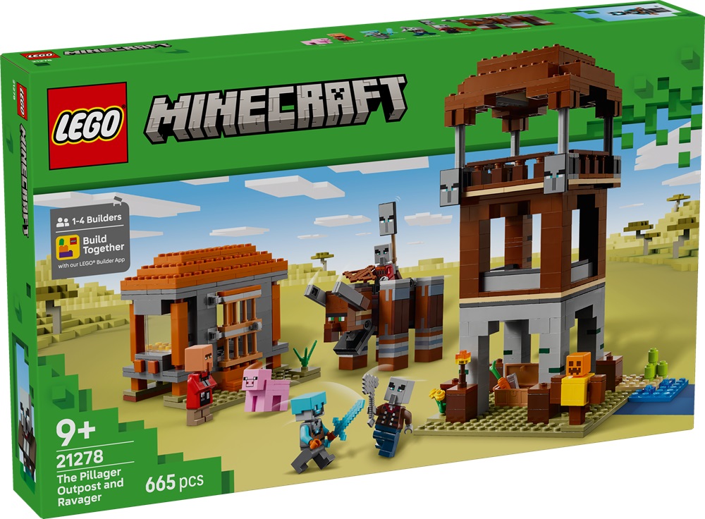 1745ade0f36c998bfe5c0efba7206371 Lego Minecraft L’avamposto del saccheggiatore e predone - immagine 1