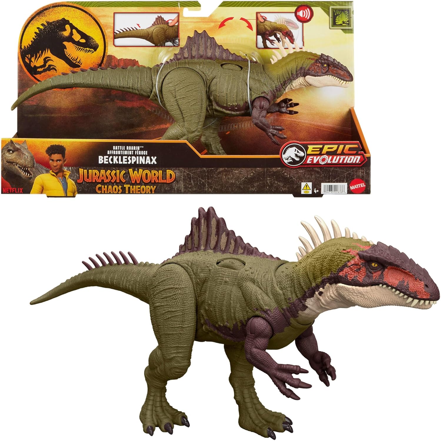 178bc49b50cbcd1f52731555471c48df Jurassic World Spinosauro Super Ruggito - immagine 1