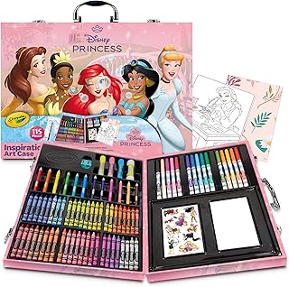 182482633ee8ac5abd3667634b79994a Crayola Valigetta Arcobaleno Disney Principesse - immagine 1