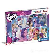 185f666c7b56d2b6db5cafbf1a6d9c6b Clementoni Puzzle 3x48 Pz. My Little Pony - immagine 1