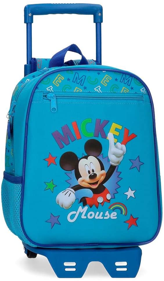 18a53aa528cd974e827e33c7f0cf19e0 Zaino Asilo con Trolley 28 cm. Mickey Stars - immagine 1