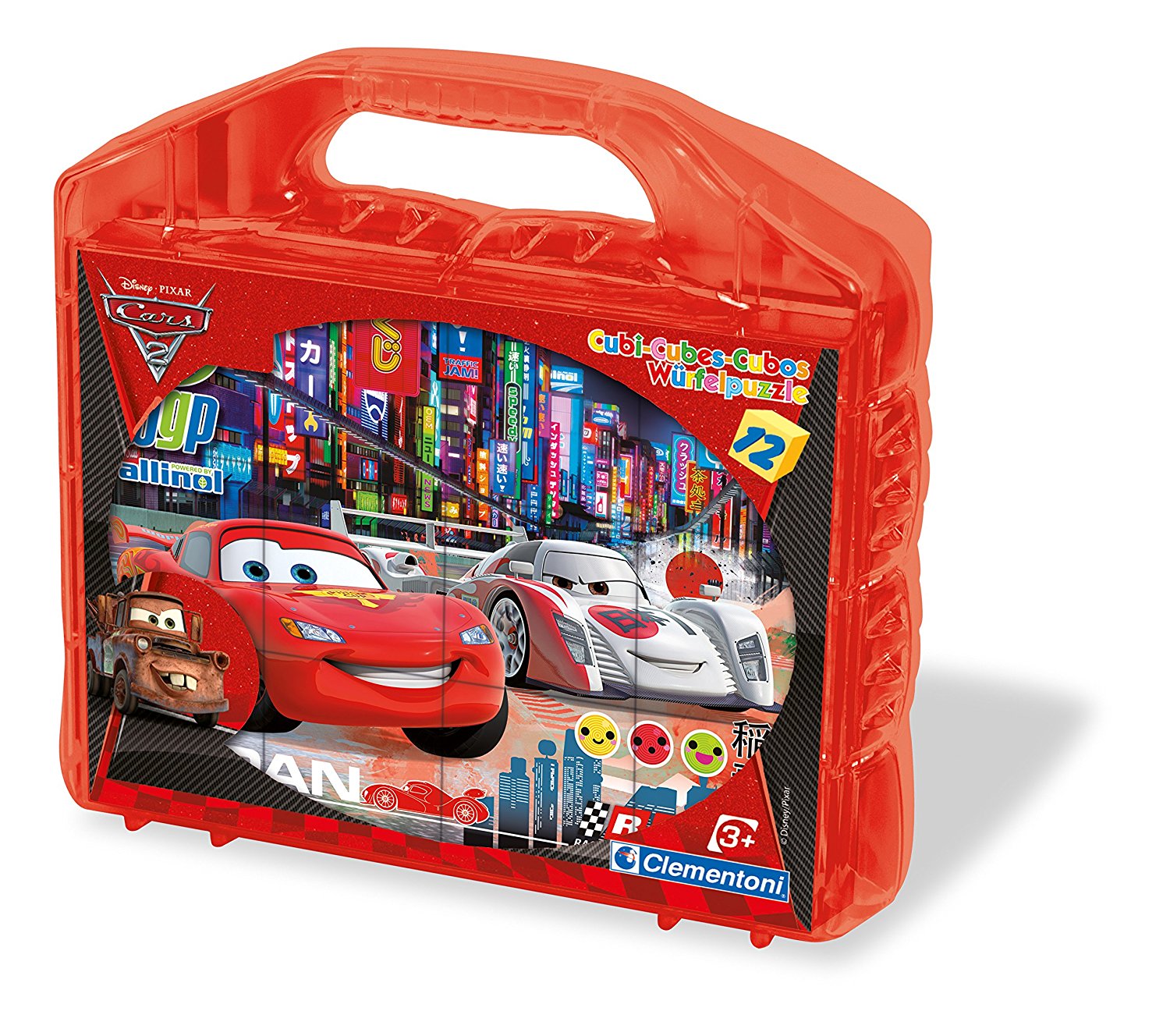 1974be5c0bd5ad654249636e7009d7da Clementoni Puzzle Valigetta 12 Cubi Cars - immagine 1